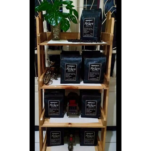 

Kopi Ireng Robusta Black Coffee Kopi Hitam Kemasan 500gr