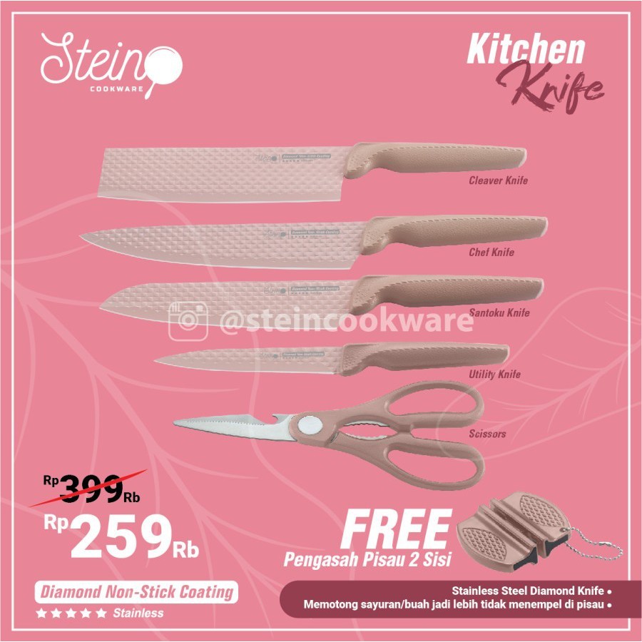 Stein Cookware Diamond Knives Set