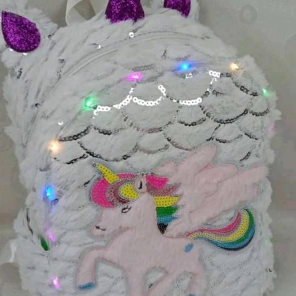 Ransel anak perempuan LOL b   ulu karakter unicorn UK 25*33cm