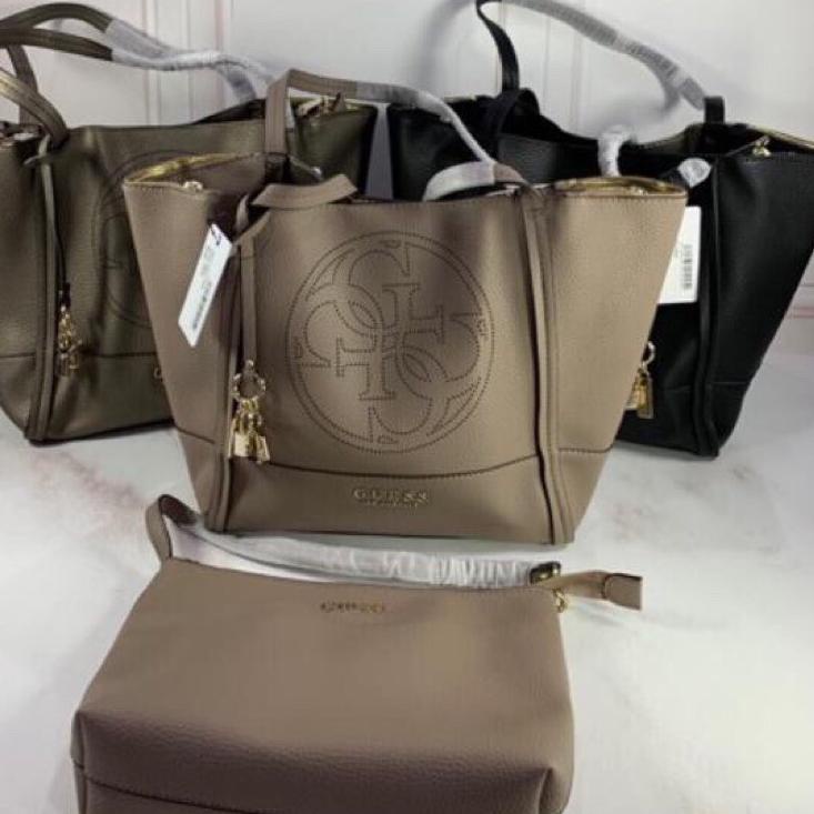 [PRODUK T0BRN] Guess heidi tote bag 2 in 1 EMD