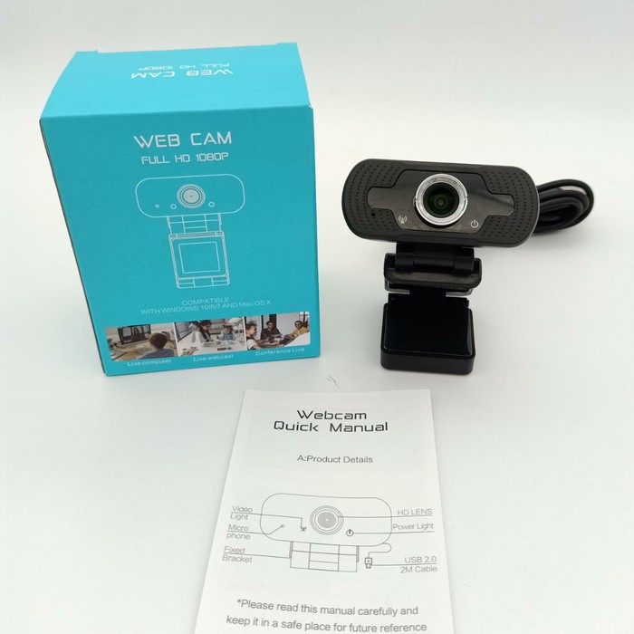 Webcam Mejec Full HD 1080P 30FPS With MIC