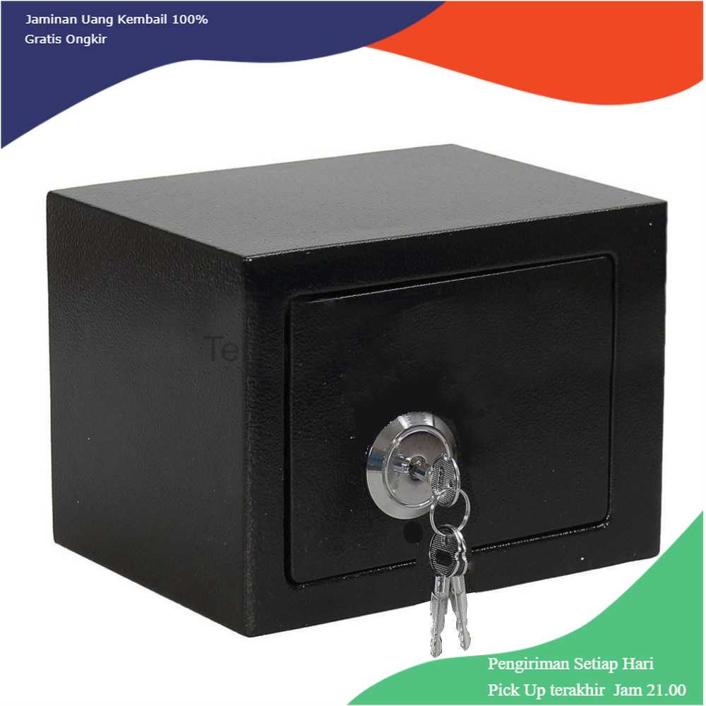 TD-DA1 LESHP Kotak Brankas Hotel Mini Home Safe Deposit Box - 17E