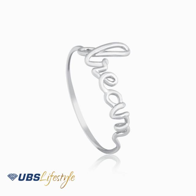 CINCIN EMAS PUTIH UBS LINEA WISH LIMITED EDITION -  DREAM - 750 PUTIH -  CC70488