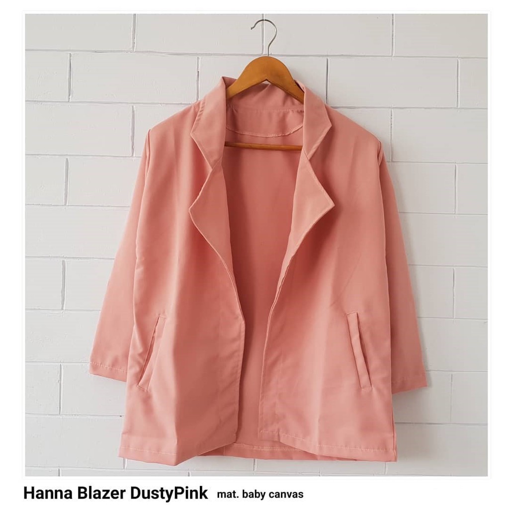 Nara Grosir - Hanna Blazer l Blazer Polos Wanita