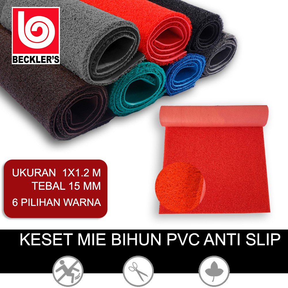 Keset Karpet Karet PVC Mie / Bihun /15mm, Size 1X1.2M