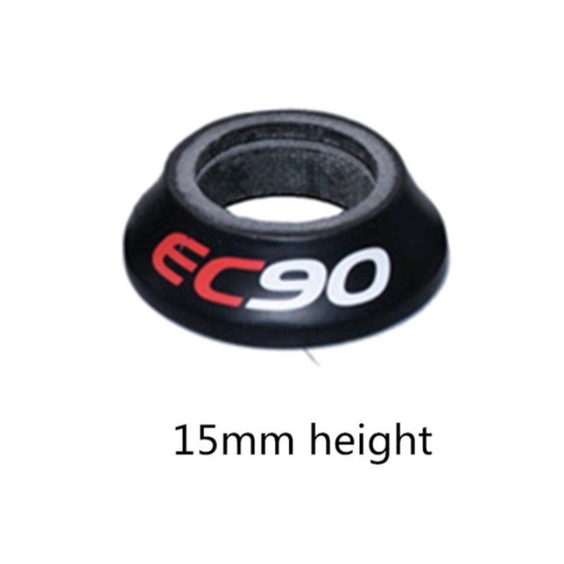 Ring Spacer Carbon 15mm Spacer Cover Fork Headset Sepeda 15 mm