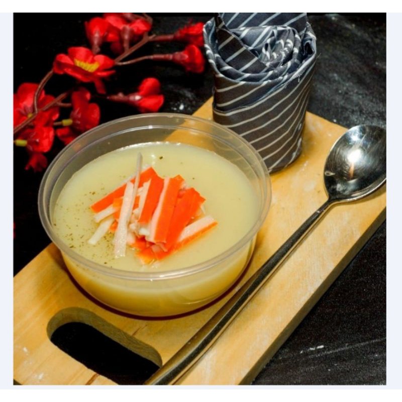 

kani (crabstick) cream soup