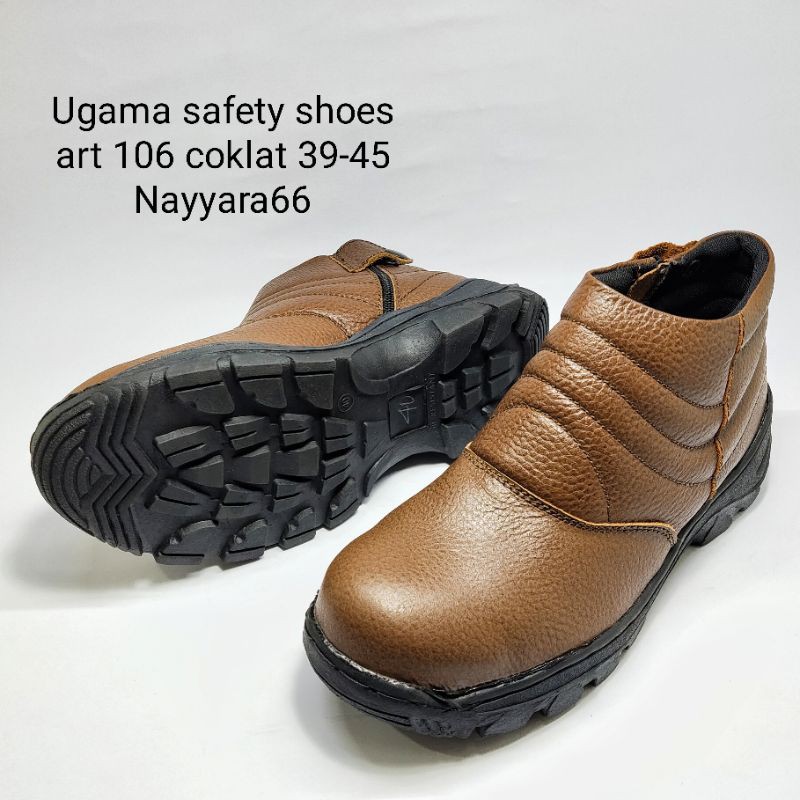 Sepatu safety ugama sepatu kulit sepatu proyek sepatu Septy