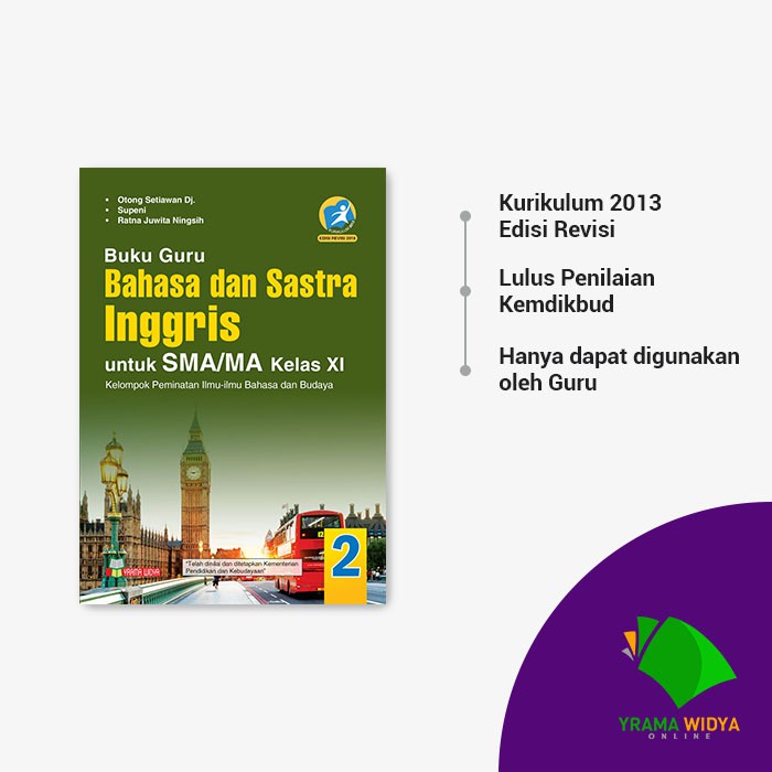 Yrama Widya - Buku Guru Bahasa Dan Sastra Inggris Untuk SMA/MA Kelas XI Peminatan