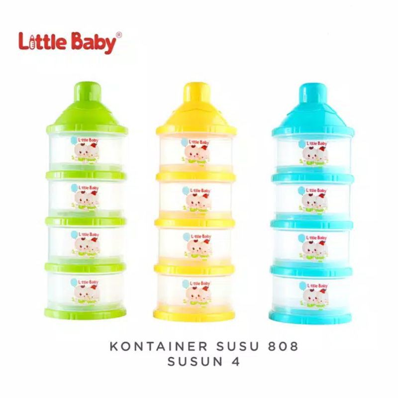 Little Baby Milk Container / Tempat Susu / Dispenser All Varian (40 ml / 80ml ada 3 dan 4 Tingkat)