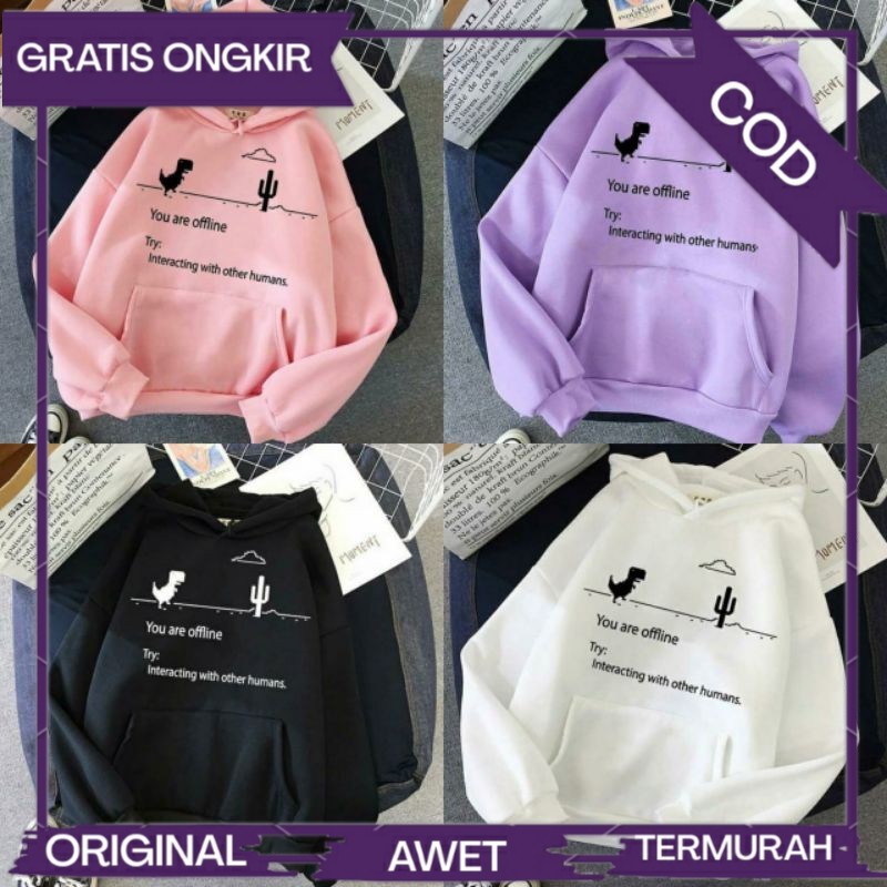 YULIFA STORE – OFFLINE NOTICE DINO SWEATER HODIE