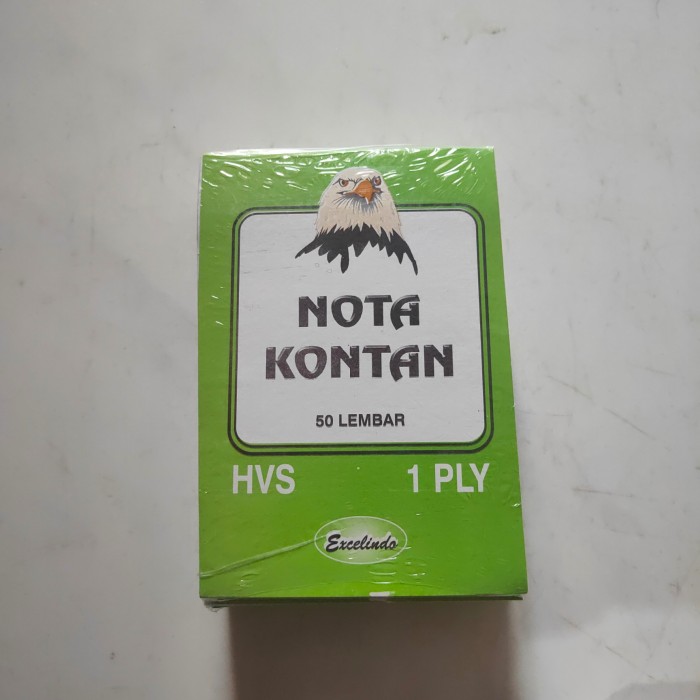 

Buku Bon Nota Kontan Kecil Rangkap 1 ply Excellindo isi 10 buku