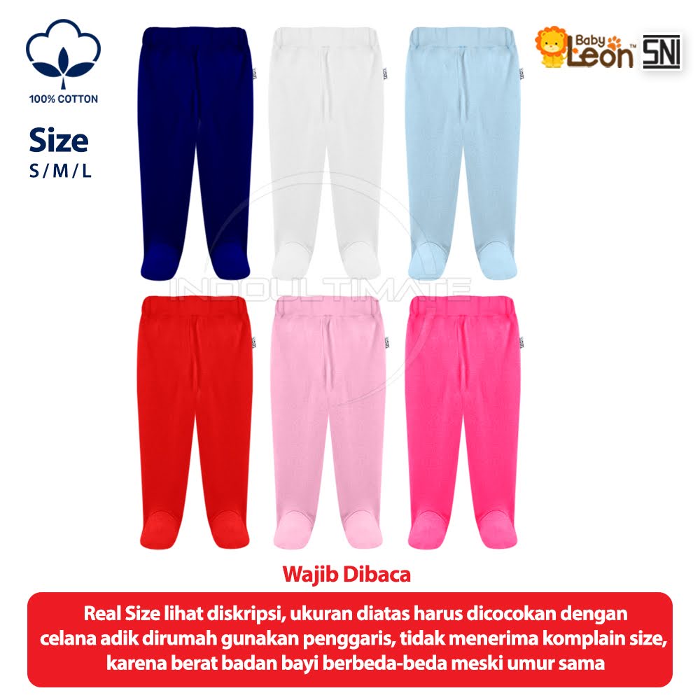 1Pcs Celana Panjang Bayi Kaki Tutup BABY LEON Cotton SNI GY-P80-NB Celana Bayi Cotton Kaki Tutup Pakaian Bayi Bawahan Baju Bayi Celana Bayi newborn Celana Legging Bayi Perlengkapan Bayi Baru Lahir