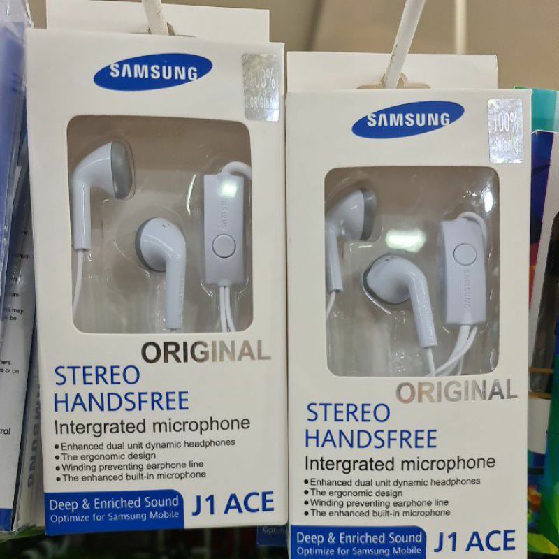 Handsfree Headset Earphone Samsung J1 Ace Stereo