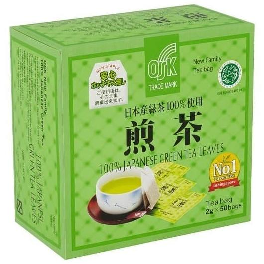 

[ COD ] Teh Hijau - OSK Green Tea Japanese (50 tea bags x 2) KOMPLIT Kode 390