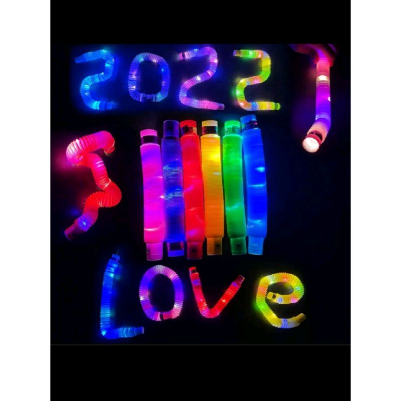 Mainan Light Up Pop Pipes Pop Tubes