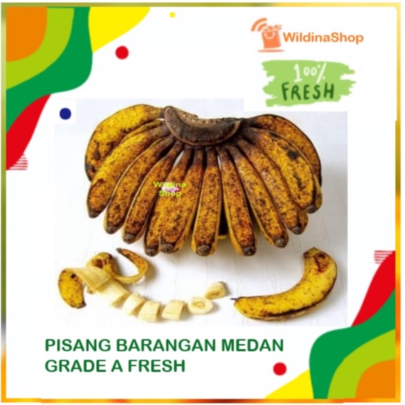 

Pisang Barangan Asli Medan [ No.1 ] Per- sisir ]