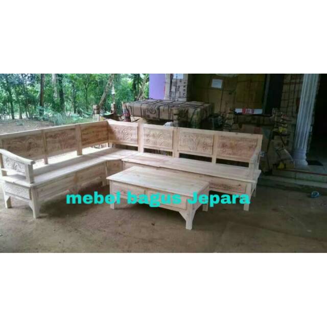 Kursi sudut murah - kursi sudut termurah - mebel Jepara