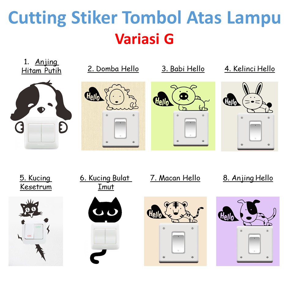 Gambar Stiker Hewan Lucu