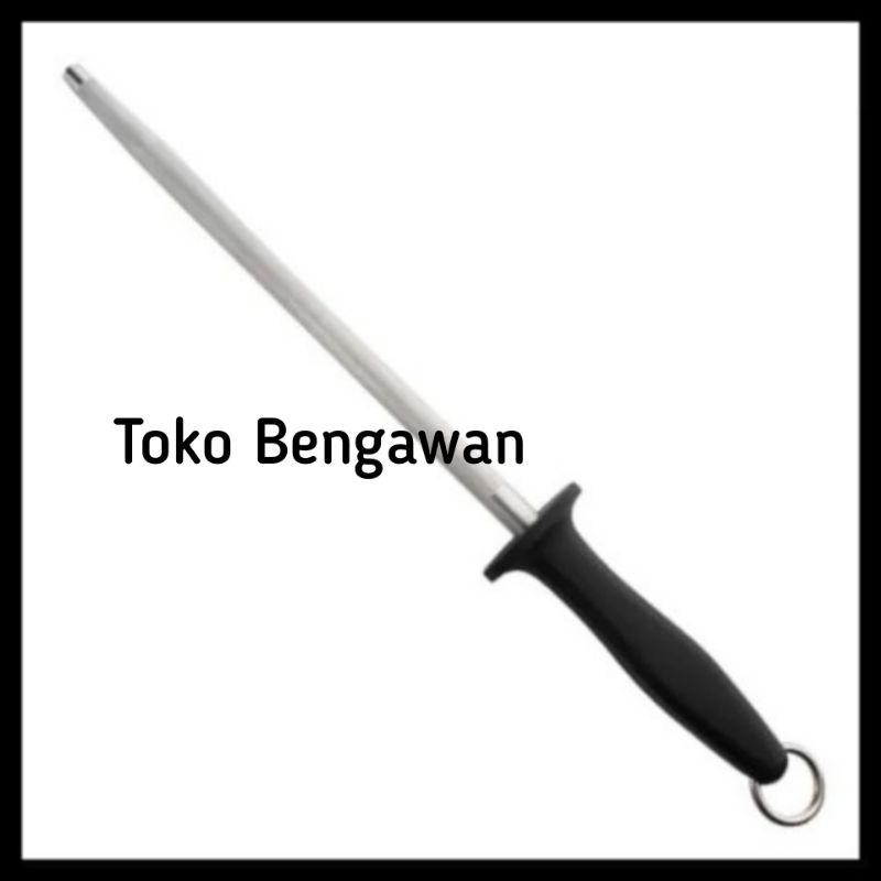 EDELMANN Pengasah Pisau Stick Hard Chromium Sharpening Steel 25 & 30 cm