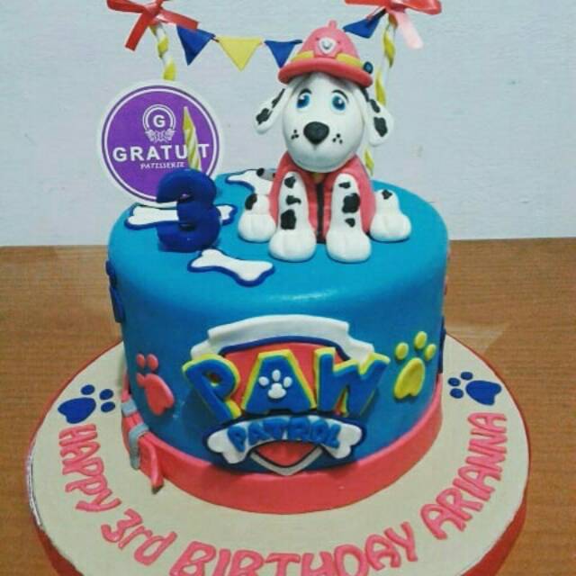 

Kue ulang tahun paw patrol