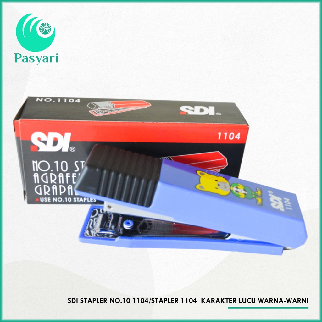 

SDI Stapler No.10 1104/Stapler 1104 karakter lucu warna-warni