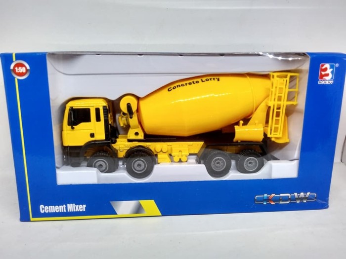 Miniatur Truk Mixer Truck Cement Concrete lorry Kaidiwei Diecast KDW