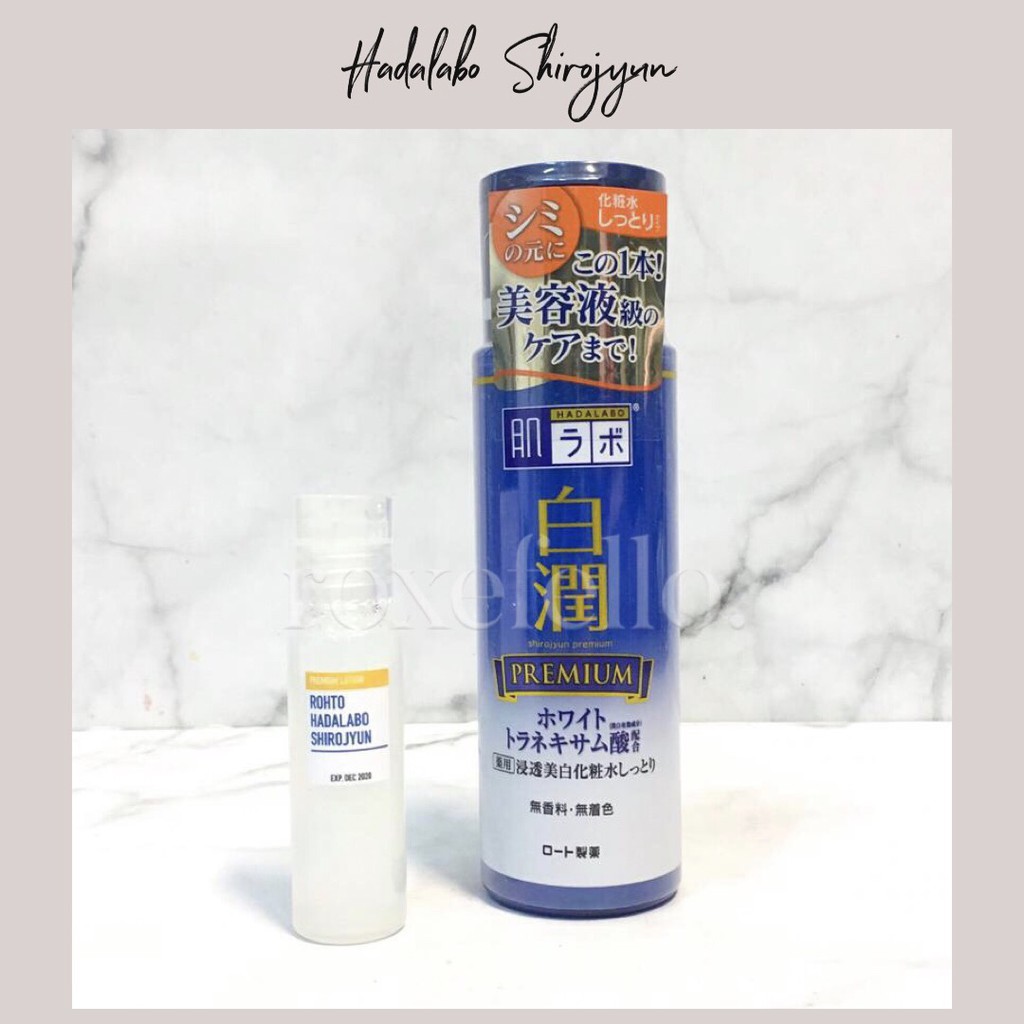 Jual Hada Labo Shirojyun Premium Whitening Rich Lotion Shopee Indonesia