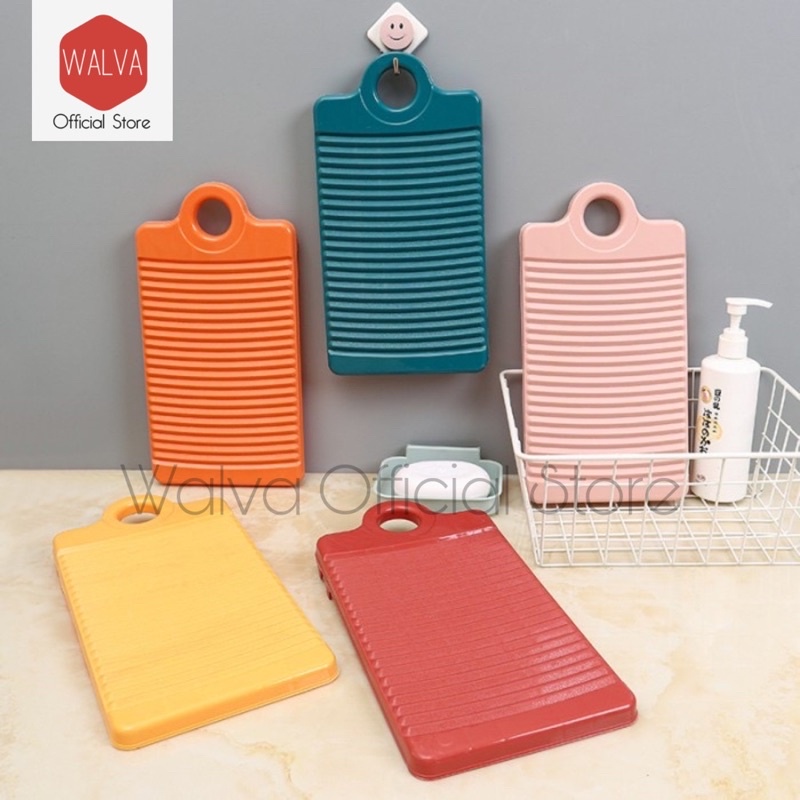 Papan cuci baju plastik non-slip  papan cuci cucian mini papan cuci kontras