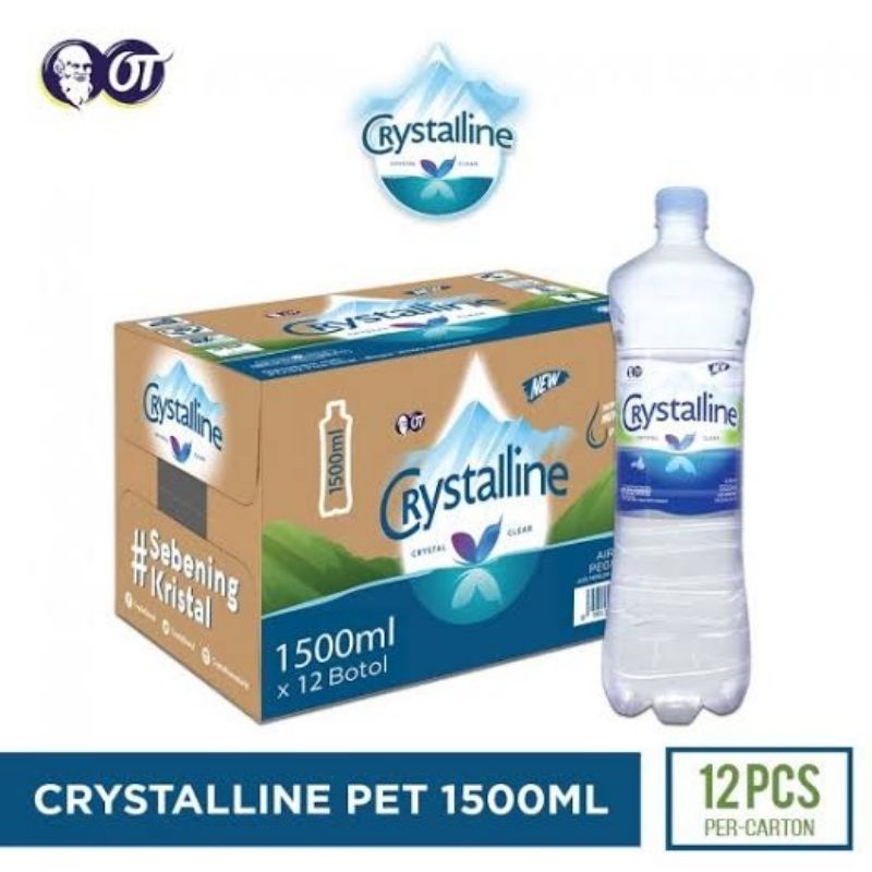 

Crystalline Air Minum 1500 ml - 1 dus isi 12 pcs