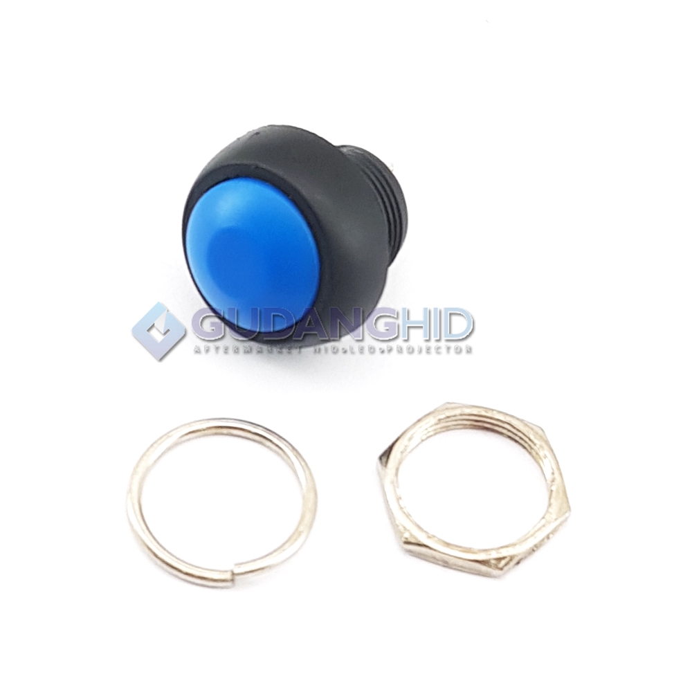 Saklar Reset Klakson Momentary Tombol ON OFF Universal Push Switch