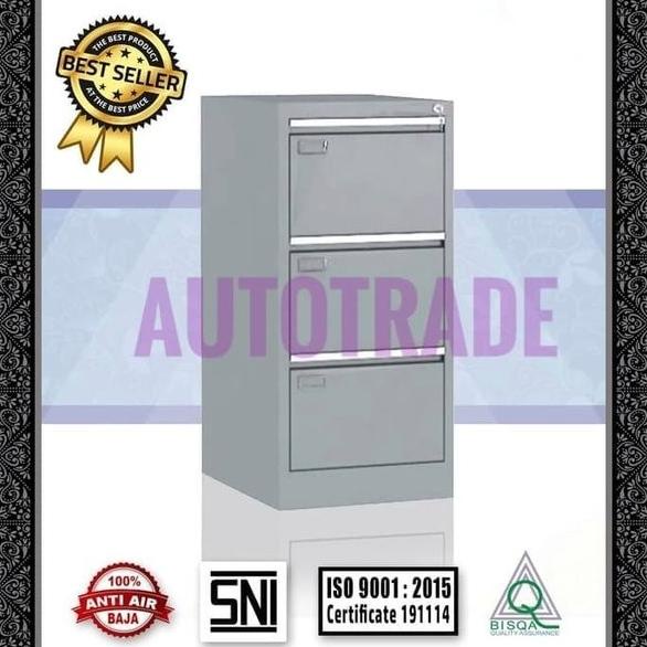

Perlengkapan Kantor Filling Cabinet Lemari Arsip File Besi 3 Laci V303 Ja310Bh43U