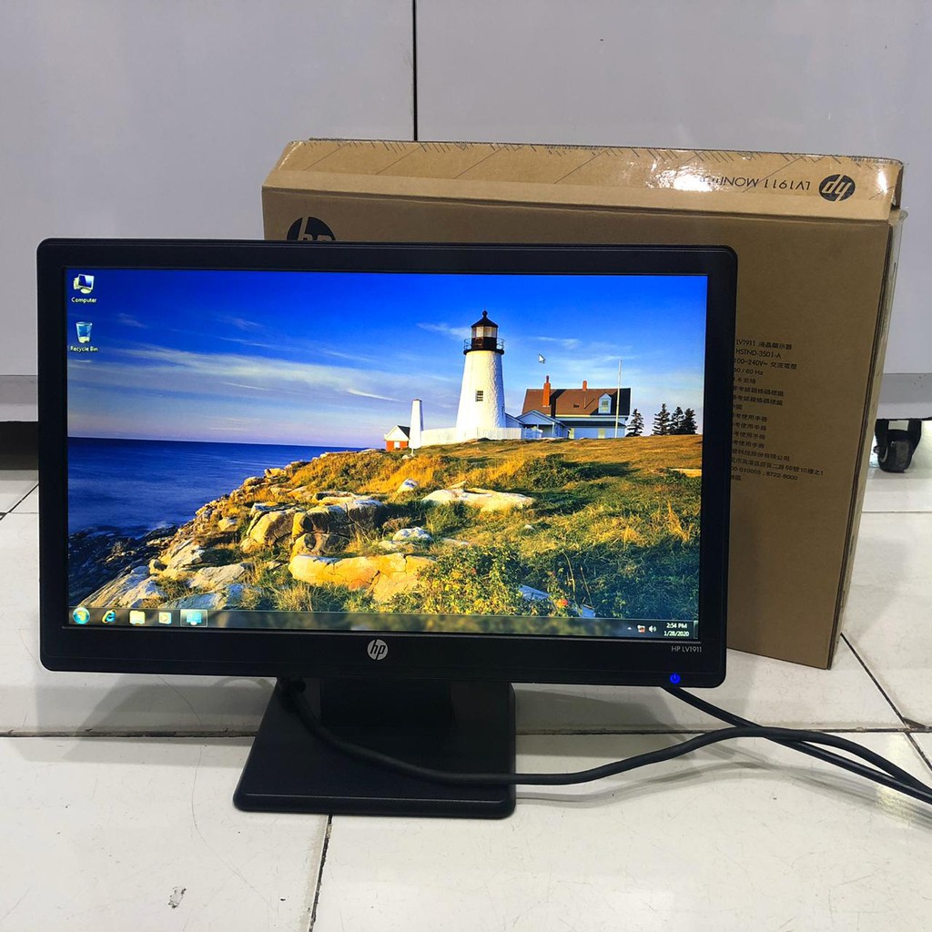 MONITOR BARU HP MONITOR LV1911 19 INCH