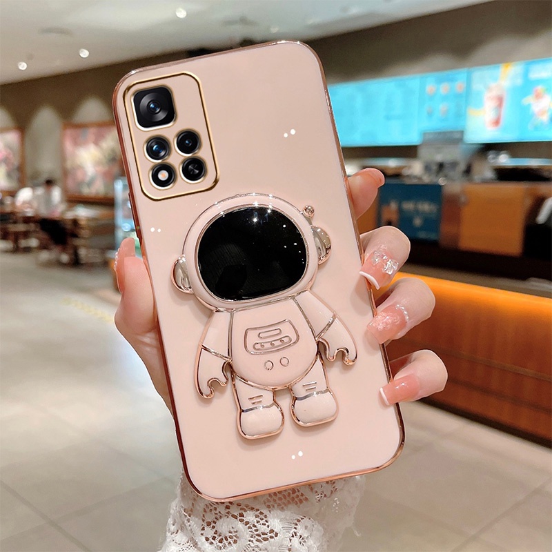 Soft Case Silikon Desain Astronot Untuk Redmi Note 11 Pro 11s 10S 9 8 10A 9T 9C