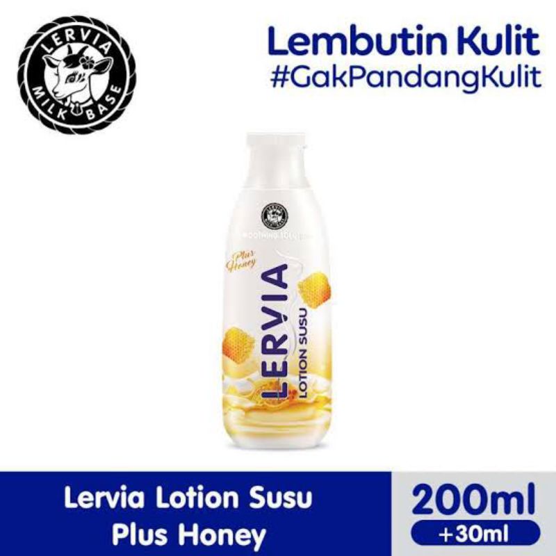 ORIGINAL BODY LOTION SUSU LERVIA 200 ML PLUS HONEY / LERVIA LOTION