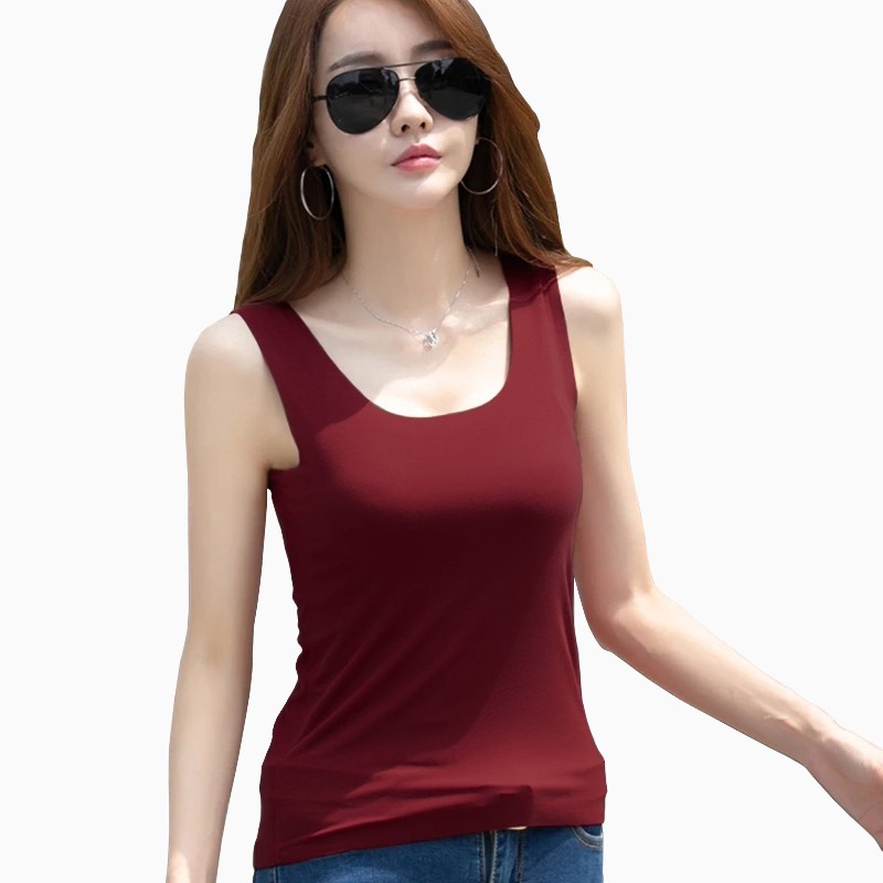 Tanktop Singlet Dalaman Wanita Gaya Korea - XSHOP Naraya