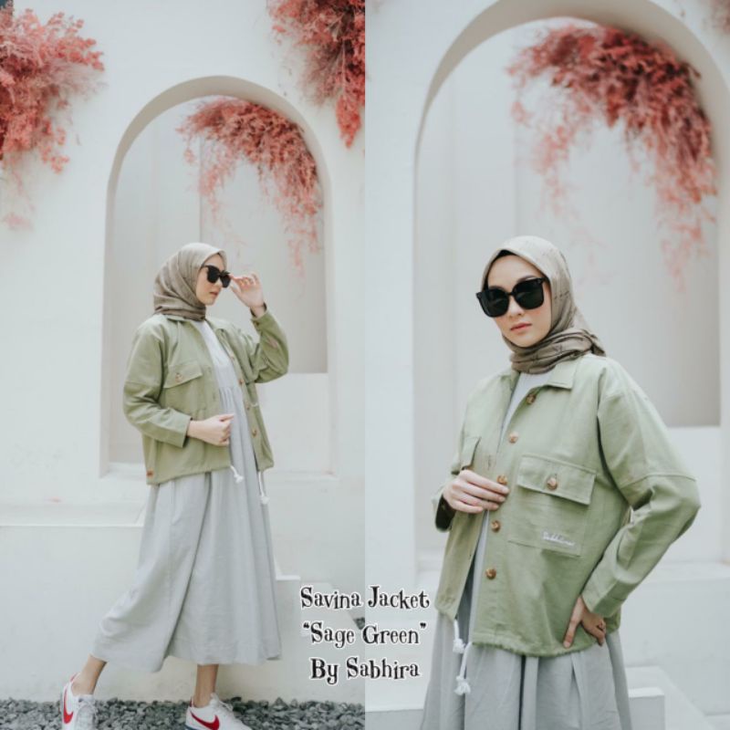 New Savina Jacket by Sabhira_Co Matt Linen fumiko crepe premium