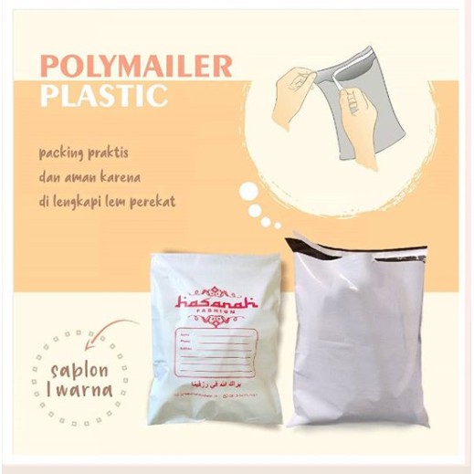 

Plastik Polymailer Abu-abu ukuran 20x30 cm