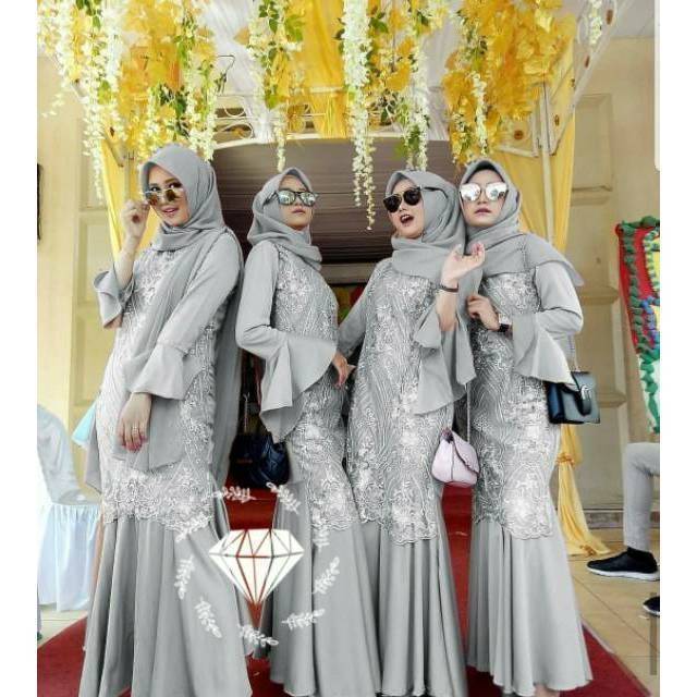 MAXY DUYUNG KONDANGAN ELISA, VELVET BRUKAT TILE, GAMIS HIJAB MUSLIM, MAXY DRESS