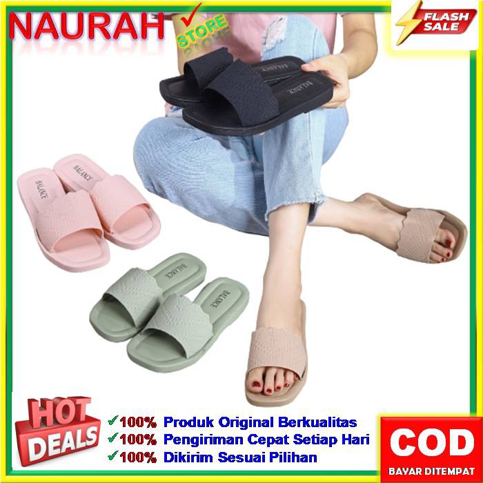 Sandal Wanita Balance 1236 13 Slop Jelly Gelombang Rajut Original Ringan Empuk Nyaman Awet Anti Slip