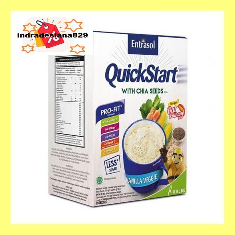 

Sf504Nind Entrasol Quick Start Cereal Vanilla Veggie 5X30Gr Ind504Sm