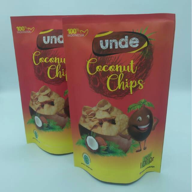 

Unde Coconut Chips, keripik dari kelapa 8 varian rasa