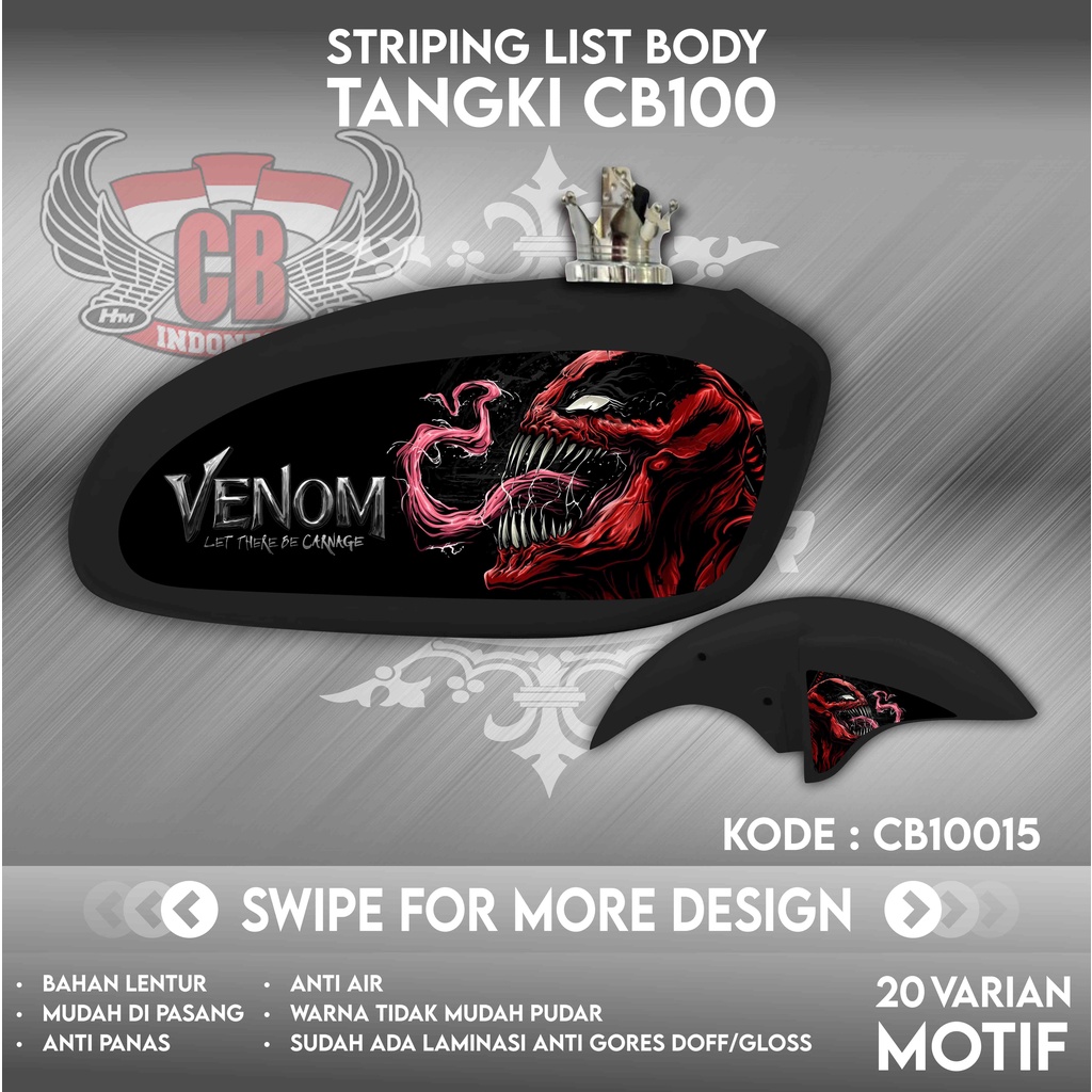 Striping CB 100 Sticker Tangki CB Stiker C100 | CB100 | CB10015