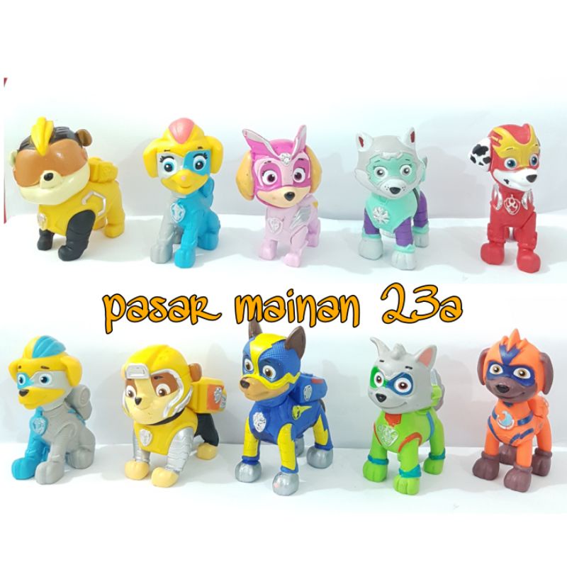 Mainan anak Figure Paw Patrol Set 10 /mainan miniatur pajangan paw patrol