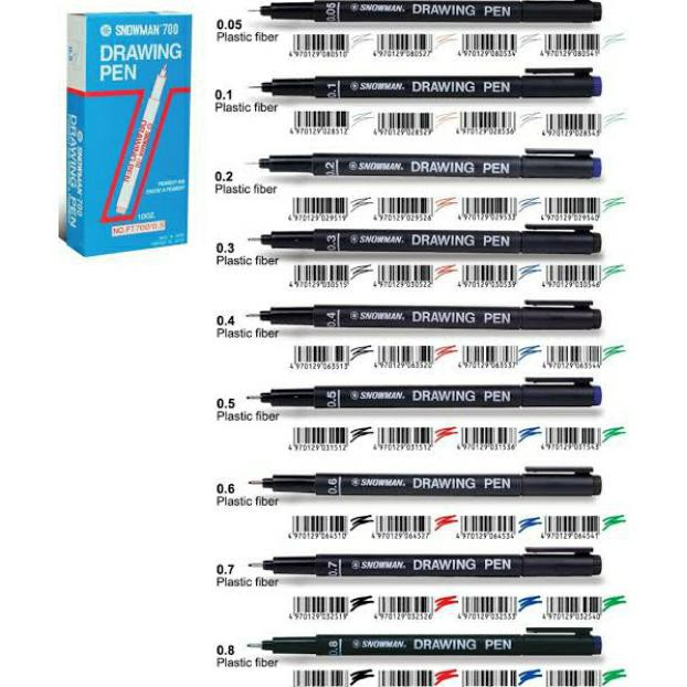 

Terbaru SET 9 UKURAN SNOWMAN DRAWING PEN TECHNICAL SKETCHING PRO GAMBAR TEKNIK - 9 drawing