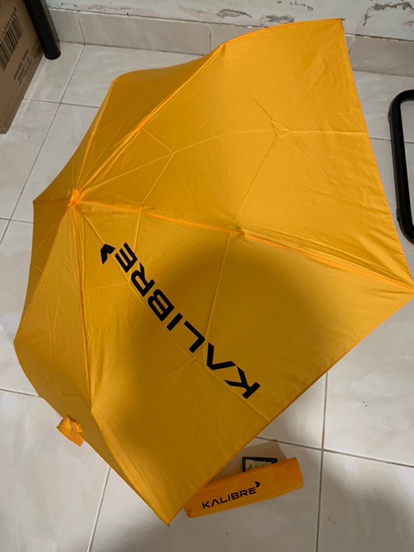 Kalibre Payung Lipat Kecil Kuning Umbrella Diameter 88 Cm Waterproof Anti Air Anti Uv 995163-770