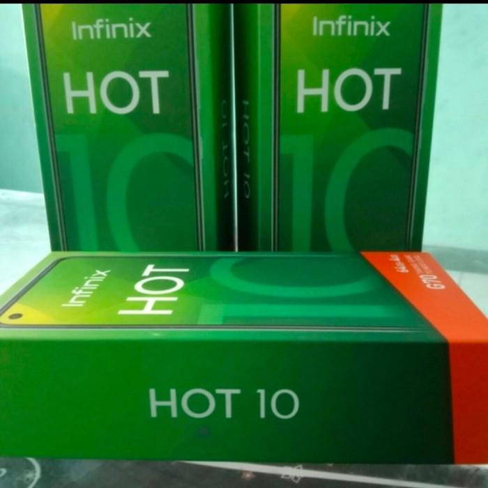 Hp Infinix Hot 10 Ram 4/64Gb. Baru, Garansi Resmi 1 Tahun