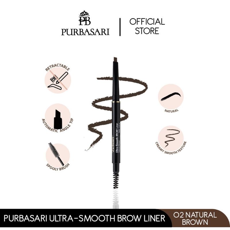 Purbasari Ultra-Smooth BROW Liner (Alis Matic)