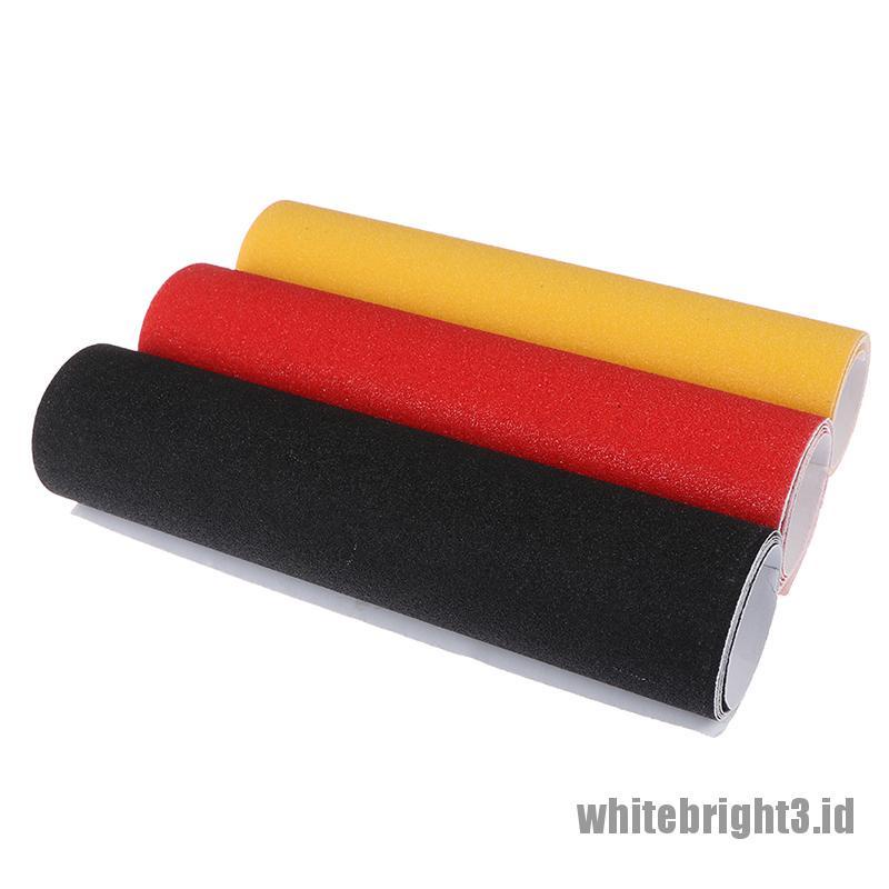 Tape Amplas Griptape Pelindung Dek Skateboard Tahan Air Warna Putih