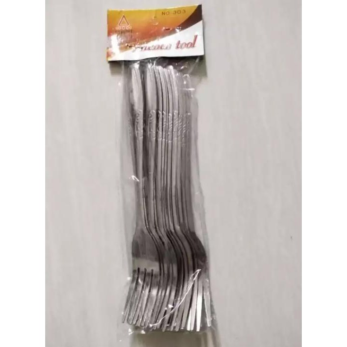 Garpu makan stainless isi 1 lusin / BISA COD